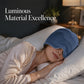 🌙 50% RABATT NU! Weighted Sleep Cap with Eye Mask – ljusblockerande, mjuk & bärbar – perfekt för avslappning, resor och bättre sömn 😴✨