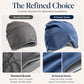 🌙 50% RABATT NU! Weighted Sleep Cap with Eye Mask – ljusblockerande, mjuk & bärbar – perfekt för avslappning, resor och bättre sömn 😴✨