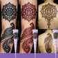Komplett 3-färgs-kit för henna-tatuering