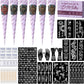 Komplett 3-färgs-kit för henna-tatuering