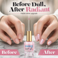 Pearl Pink Nail Polish 10ml No Bake Quick Drying Nail Hardener
