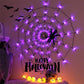 🎃Tidig Halloween-rea – 49 % rabatt🎃) LED-belysning i form av ett gigantiskt spindelnät till Halloween