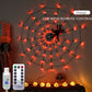🎃Tidig Halloween-rea – 49 % rabatt🎃) LED-belysning i form av ett gigantiskt spindelnät till Halloween