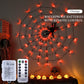 🎃Tidig Halloween-rea – 49 % rabatt🎃) LED-belysning i form av ett gigantiskt spindelnät till Halloween