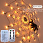🎃Tidig Halloween-rea – 49 % rabatt🎃) LED-belysning i form av ett gigantiskt spindelnät till Halloween