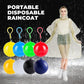 ☔ 50 % RABATT + KÖP 1 – FÅ 1 GRATIS! Mini‑bollformad engångsregnrock – portabel, vattentät & bekväm – perfekt för resor, pendling och utomhusäventyr 🌧️✨