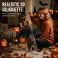 Halloween-kostym med fladdermusvingar för husdjur