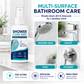 🧼 50% RABATT NU! Snabbverkande kalkborttagningsspray för duschen – löser upp kalk, återställer glans & förbättrar vattenflödet – perfekt för badrummet 🚿✨