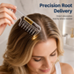 💇‍♀️ 50% RABATT NU! Transparent Hair Oil Applicator Comb – precisions-rotleverans, rullande stålkulor & ergonomisk design – perfekt för jämn håroljeapplicering och hårbottenmassage ✨