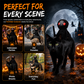 Rolig Halloween-kostym för husdjur: ”Reaper Rider”