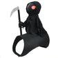 Rolig Halloween-kostym för husdjur: ”Reaper Rider”