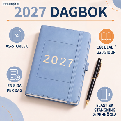 365-dagars planeringsjournal för 2027