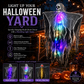 Halloween-spöke att hänga upp med LED-belysning