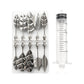 🛒 50% RABATT NU! 🎂 3D‑verktyg för gelatinkonst – professionellt kit, realistiska blommor & rostfritt stål – perfekt för kreativa efterrättsdekorationer ✨🎨