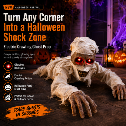 Elektrisk krypande mumie – Halloween-rekvisita
