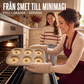Flerfacklig non-stick minibundt-form