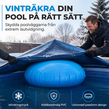 🍂 Uppblåsbar vinterkudde för pool – skydd mot frost, is & vattenansamlingar