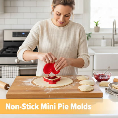 Mini-pajformar med non-stick-beläggning