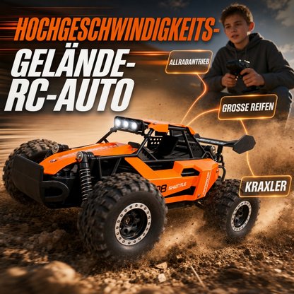 🏎️ 50 % RABATT! Höghastighets RC-bil med fyrhjulsdrift för tuff terräng