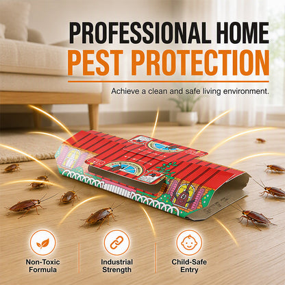 🌿🏠 Professionellt giftfritt kackerlackshus – magnetiskt bete & kedjereaktion för hela hemmet 🛡️