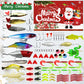 Julfiskebete-adventskalender – Blindbox-set med minnow-, popper- och skedbeten