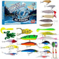 Julfiskebete-adventskalender – Blindbox-set med minnow-, popper- och skedbeten