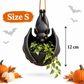Halloween-kruka för hängande växter i form av en fladdermus