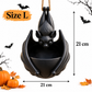 Halloween-kruka för hängande växter i form av en fladdermus