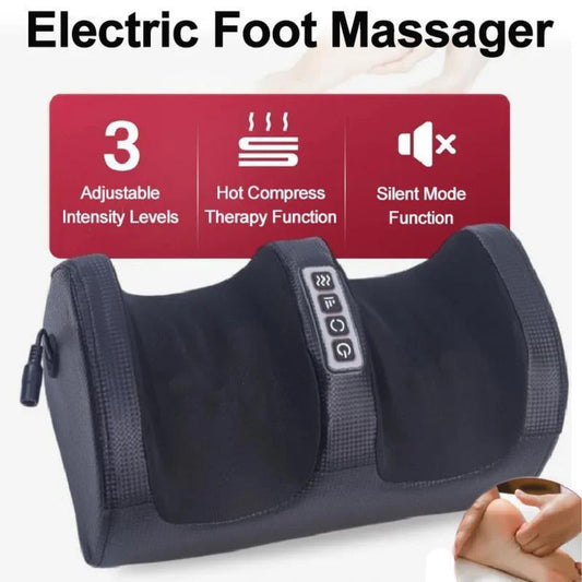 Elektrisk shiatsu-fotmassagerare