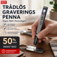 Sladdlös, uppladdningsbar graveringspenna