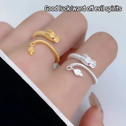 🔥🔥Hot selling—Dragon's Tail Qiankun Lucky Ring💍